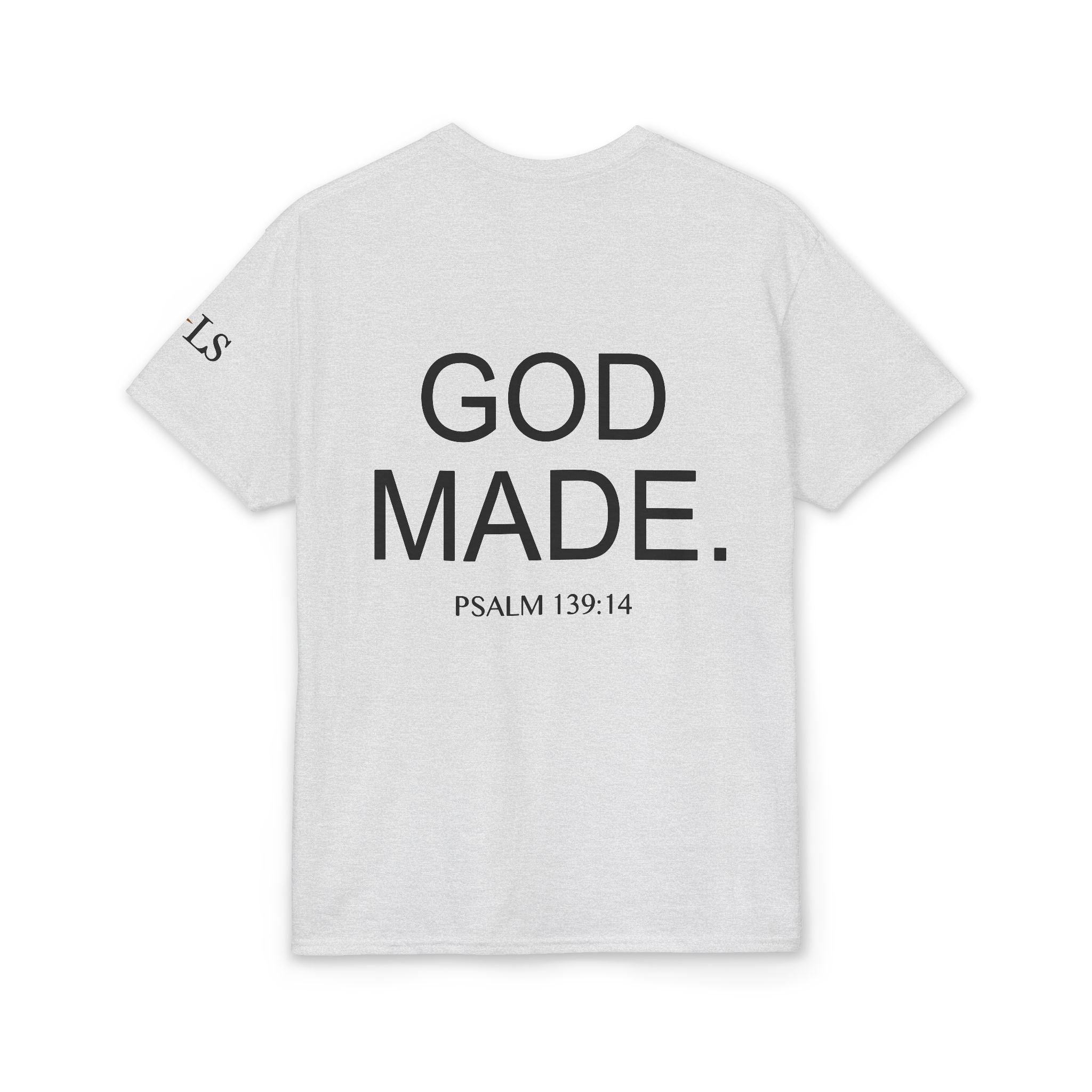 Isla Built / God Made T-Shirt — Christian Faith Graphic Tee (Psalm 139:14)