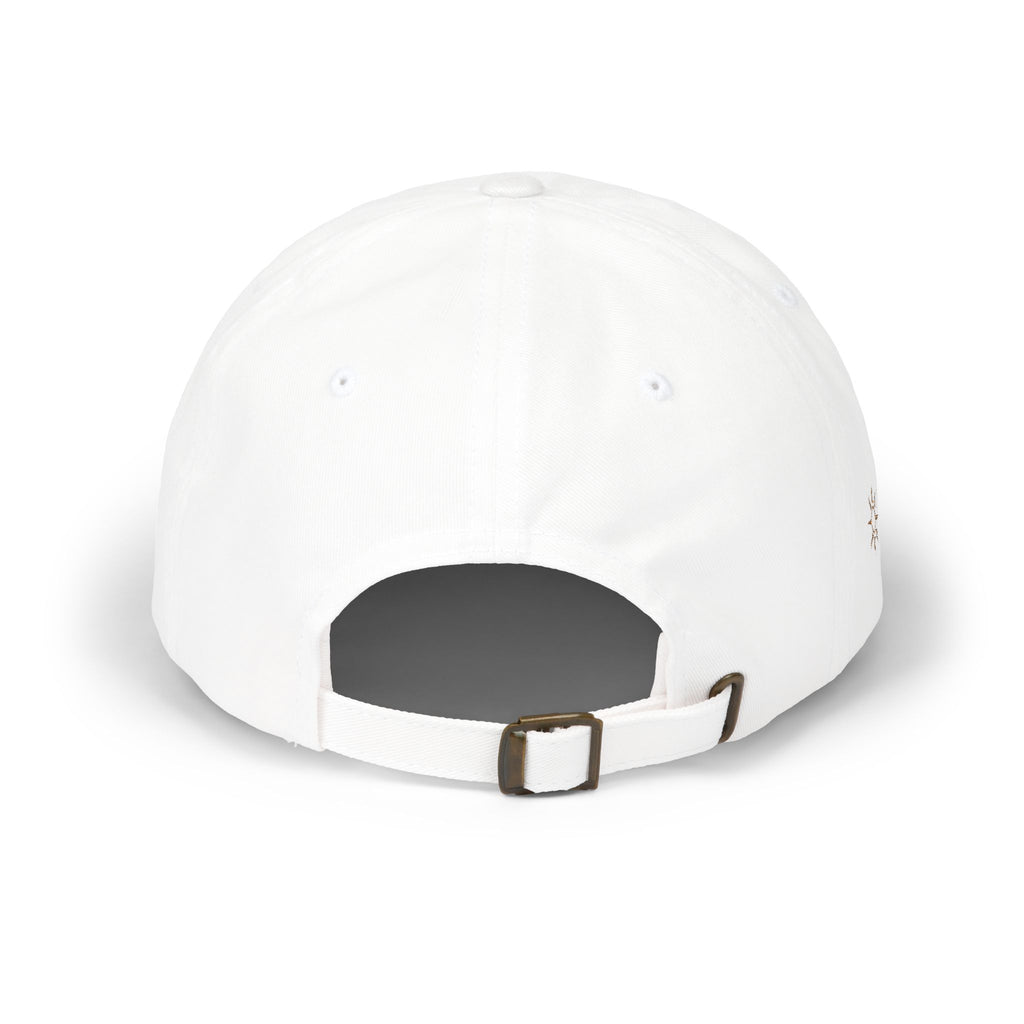 La Isla Streetwear Classic Dad Cap — Embroidered White Baseball Hat