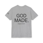 Isla Built / God Made T-Shirt — Christian Faith Graphic Tee (Psalm 139:14)
