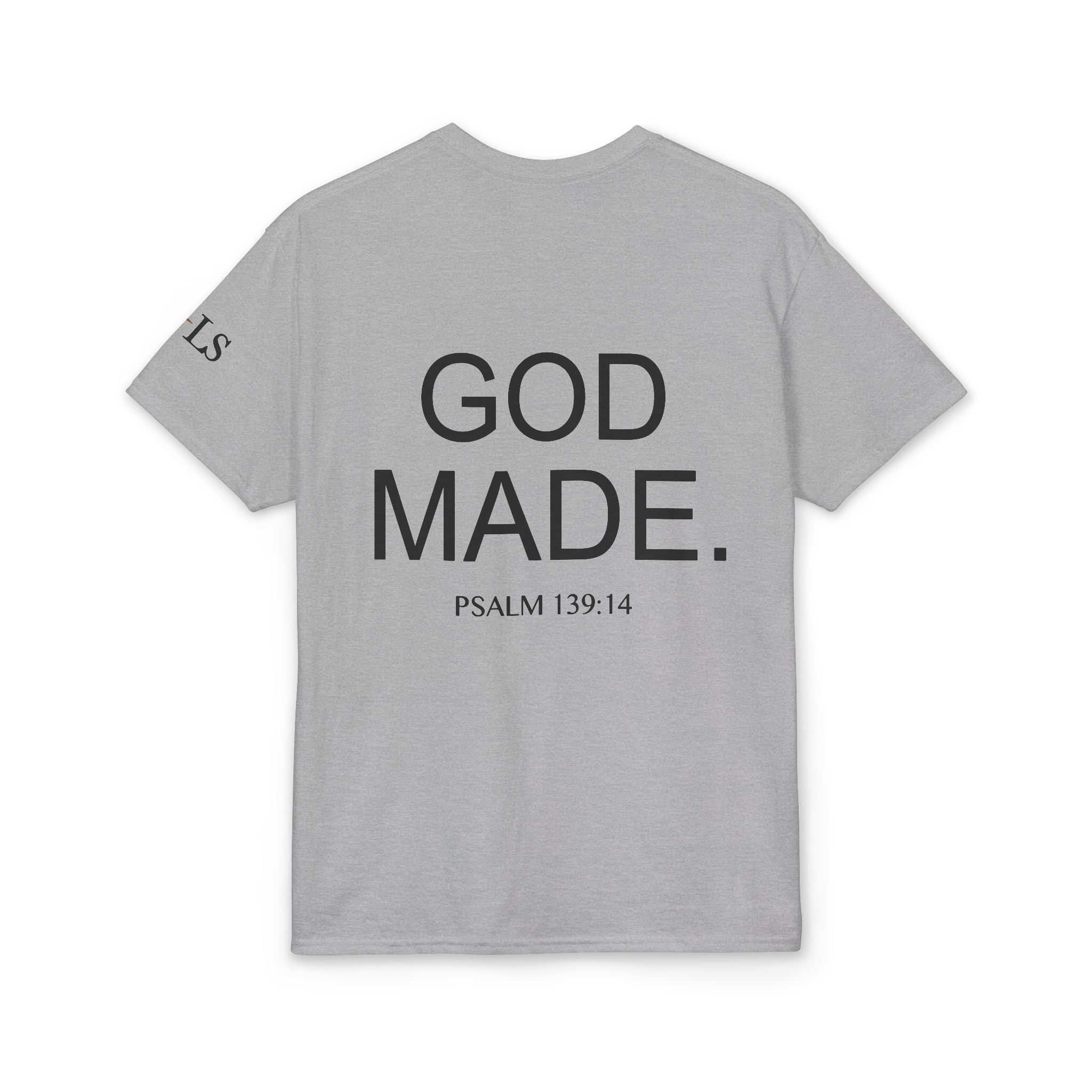 Isla Built / God Made T-Shirt — Christian Faith Graphic Tee (Psalm 139:14)