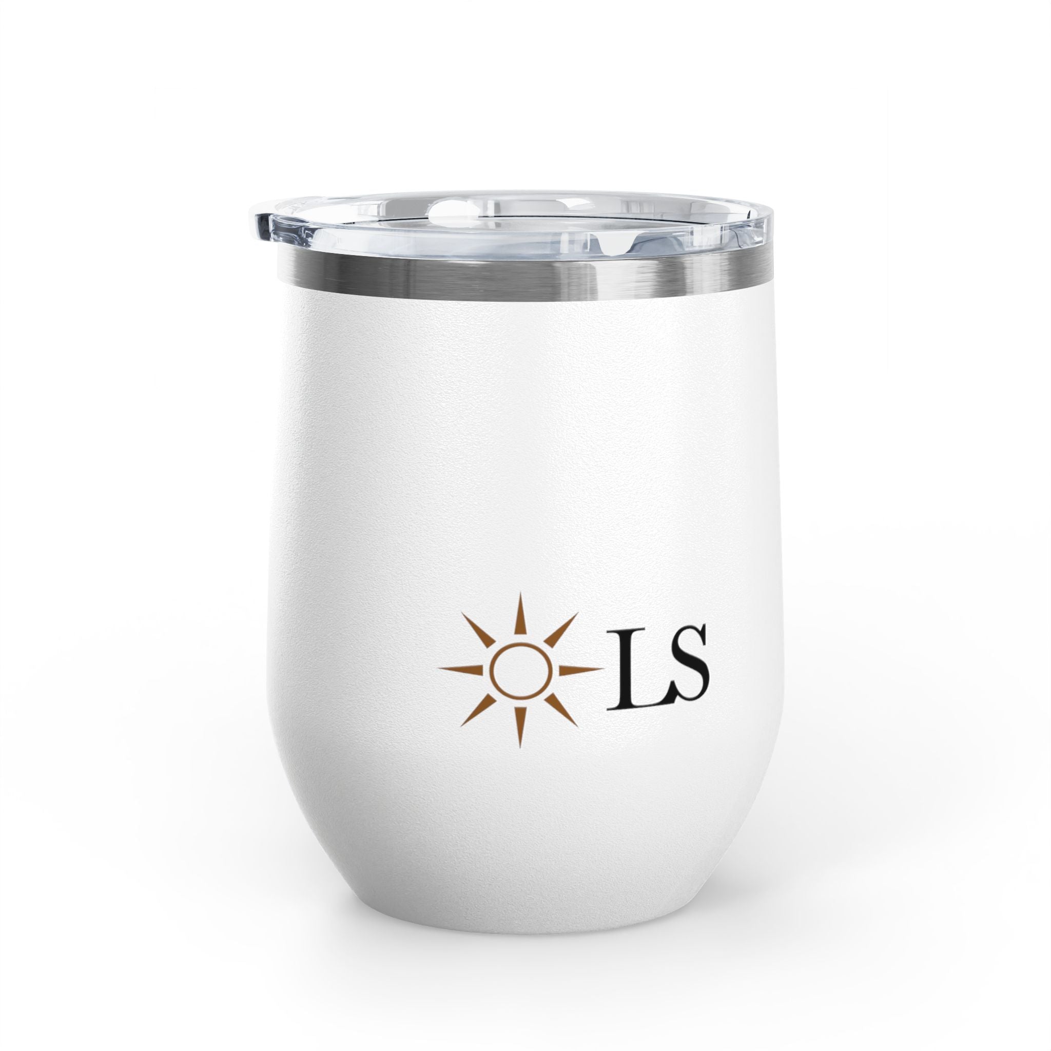 Coquí Character Peace Sign, Wine Tumbler | Por la mañana café por la tarde PRAYER