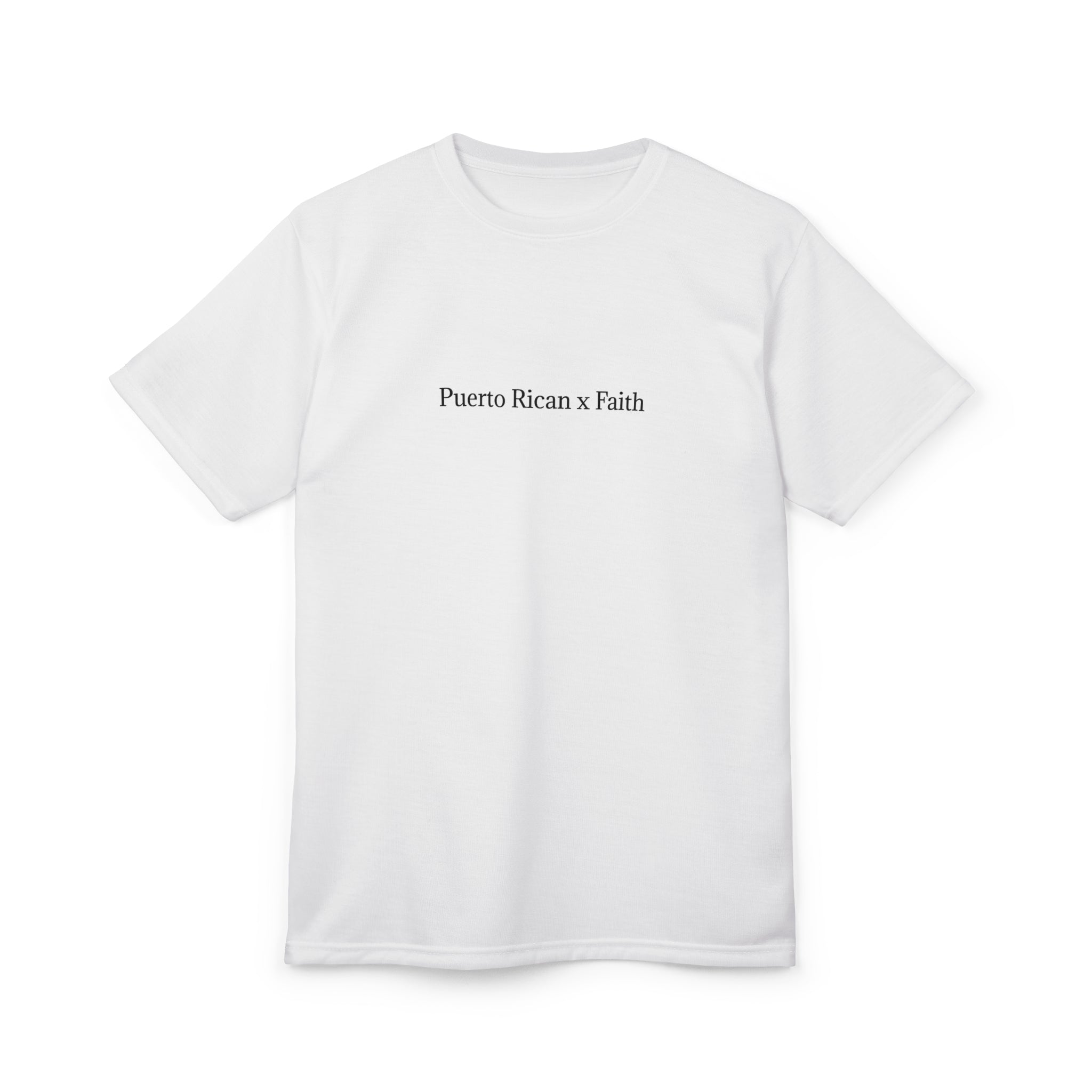 Puerto Rican x Faith T-Shirt Minimal Cultural Faith Tee