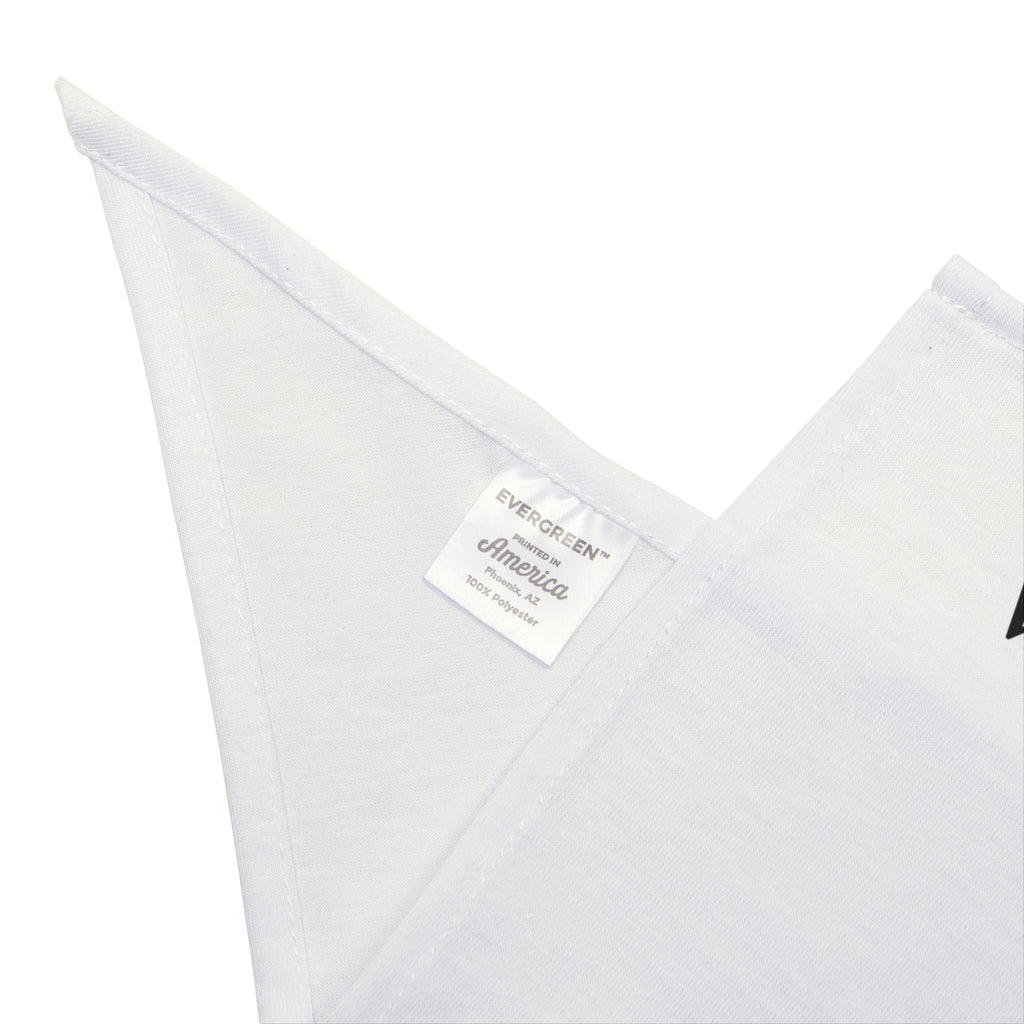 Puerto Rico outline DE LA ISLA Pet Bandana | Island map dog scarf