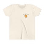Youth Tee "Powered by Chicken Nuggets & Jesus" Graphic Shirt