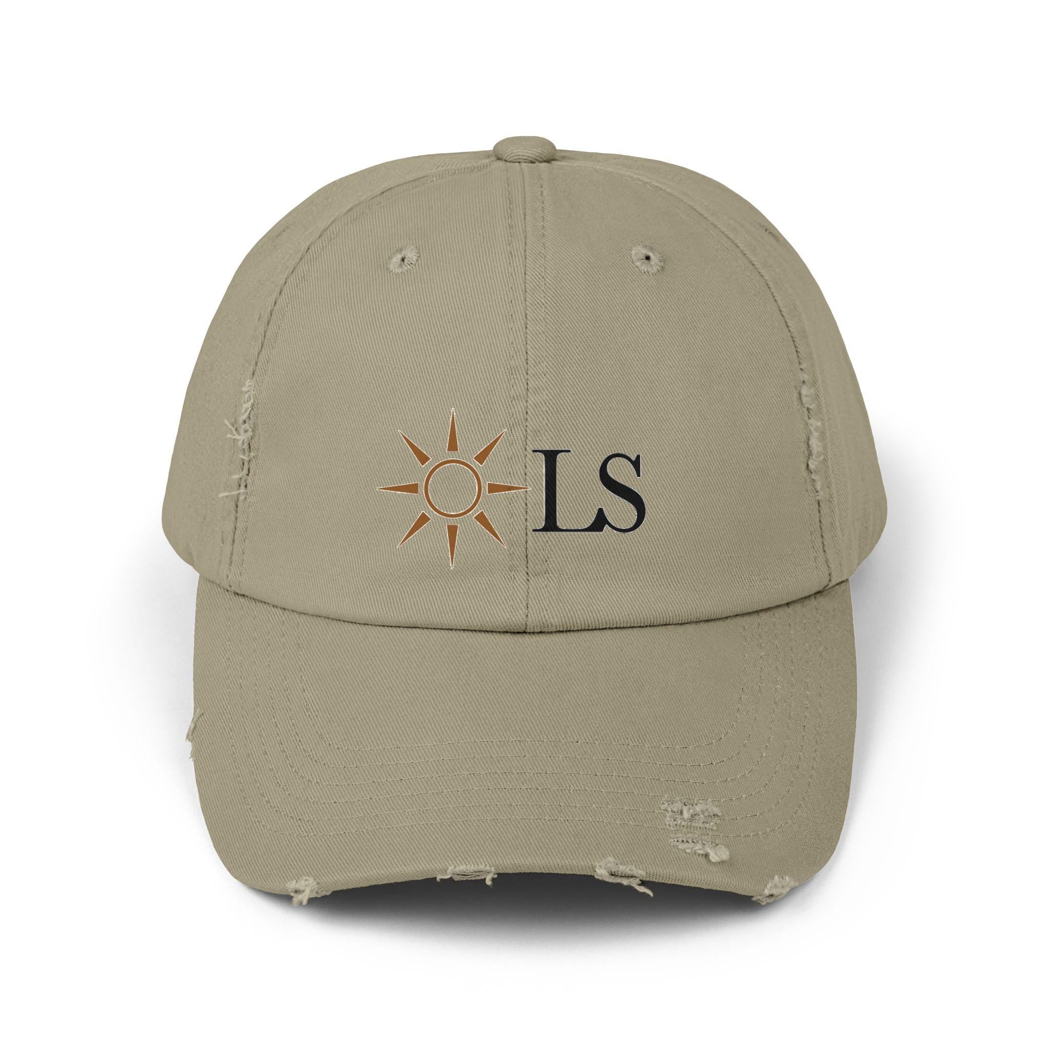 Sunburst LS Cap | Distressed Baseball Hat, Embroidered Logo
