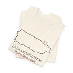 Puerto Rico Outline Tee "La Isla Streetwear" Puerto Rican Faith T‑Shirt