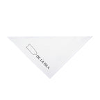 Puerto Rico outline DE LA ISLA Pet Bandana | Island map dog scarf