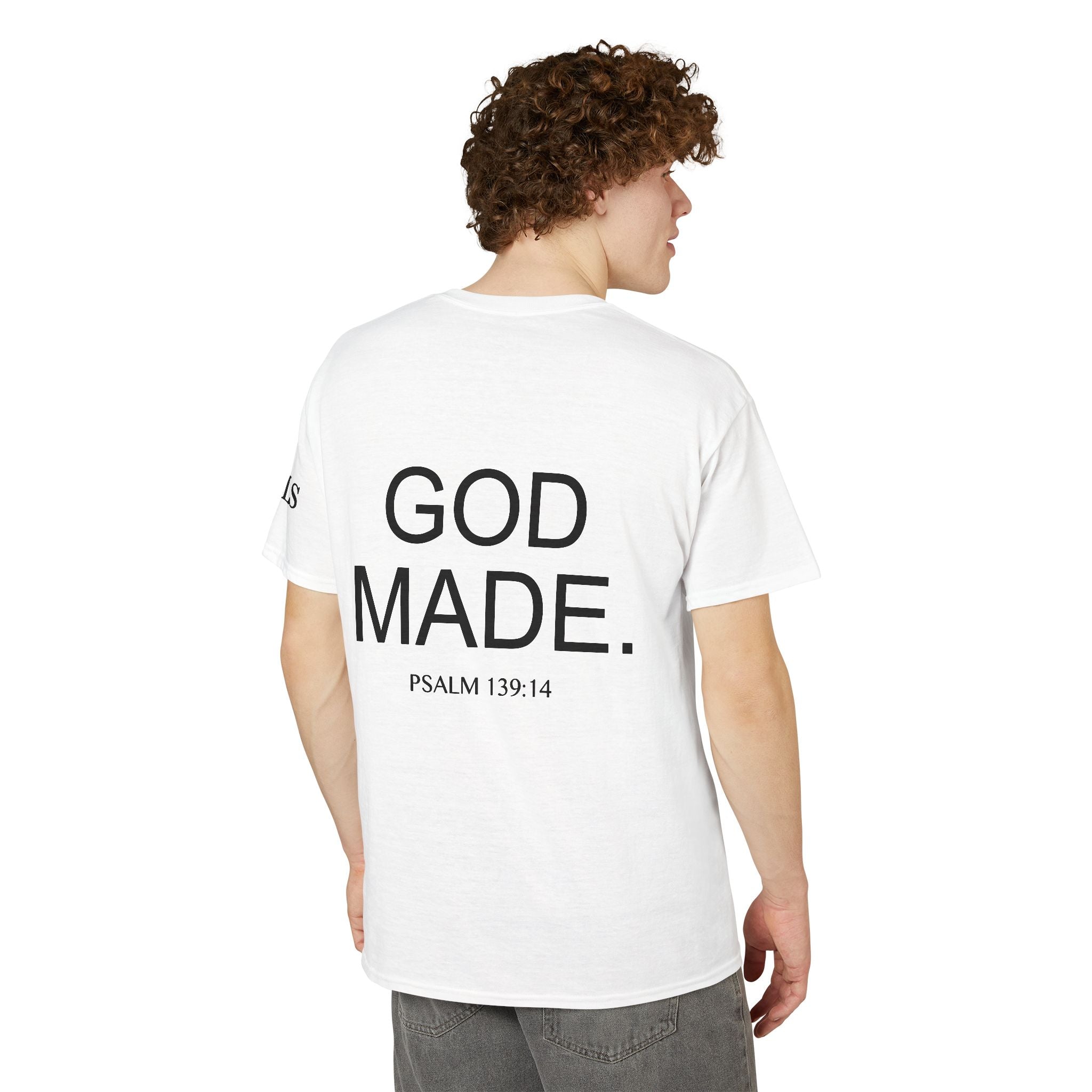 Isla Built / God Made T-Shirt — Christian Faith Graphic Tee (Psalm 139:14)