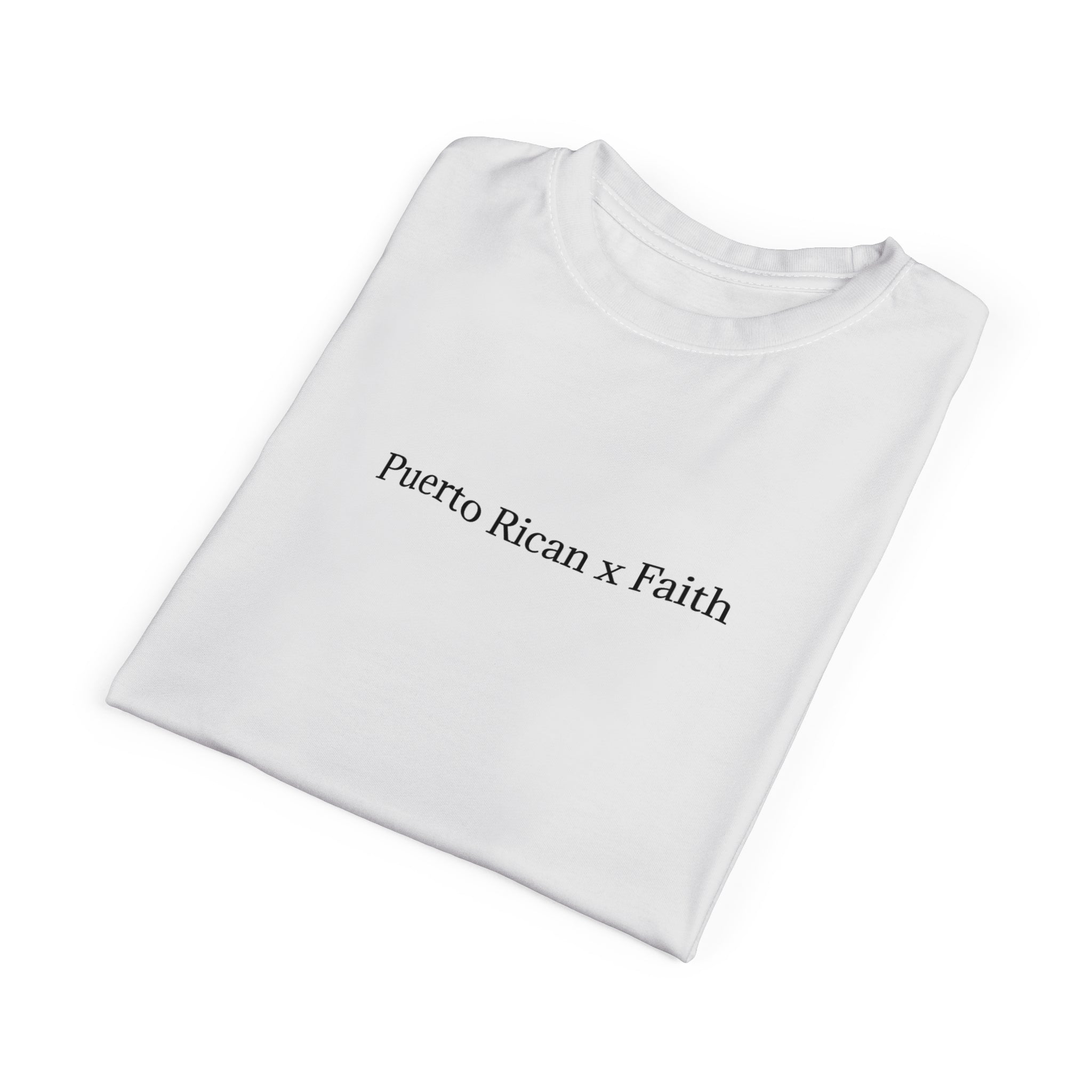 Puerto Rican x Faith T-Shirt Minimal Cultural Faith Tee