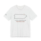 Puerto Rico Outline Tee "La Isla Streetwear" Puerto Rican Faith T‑Shirt